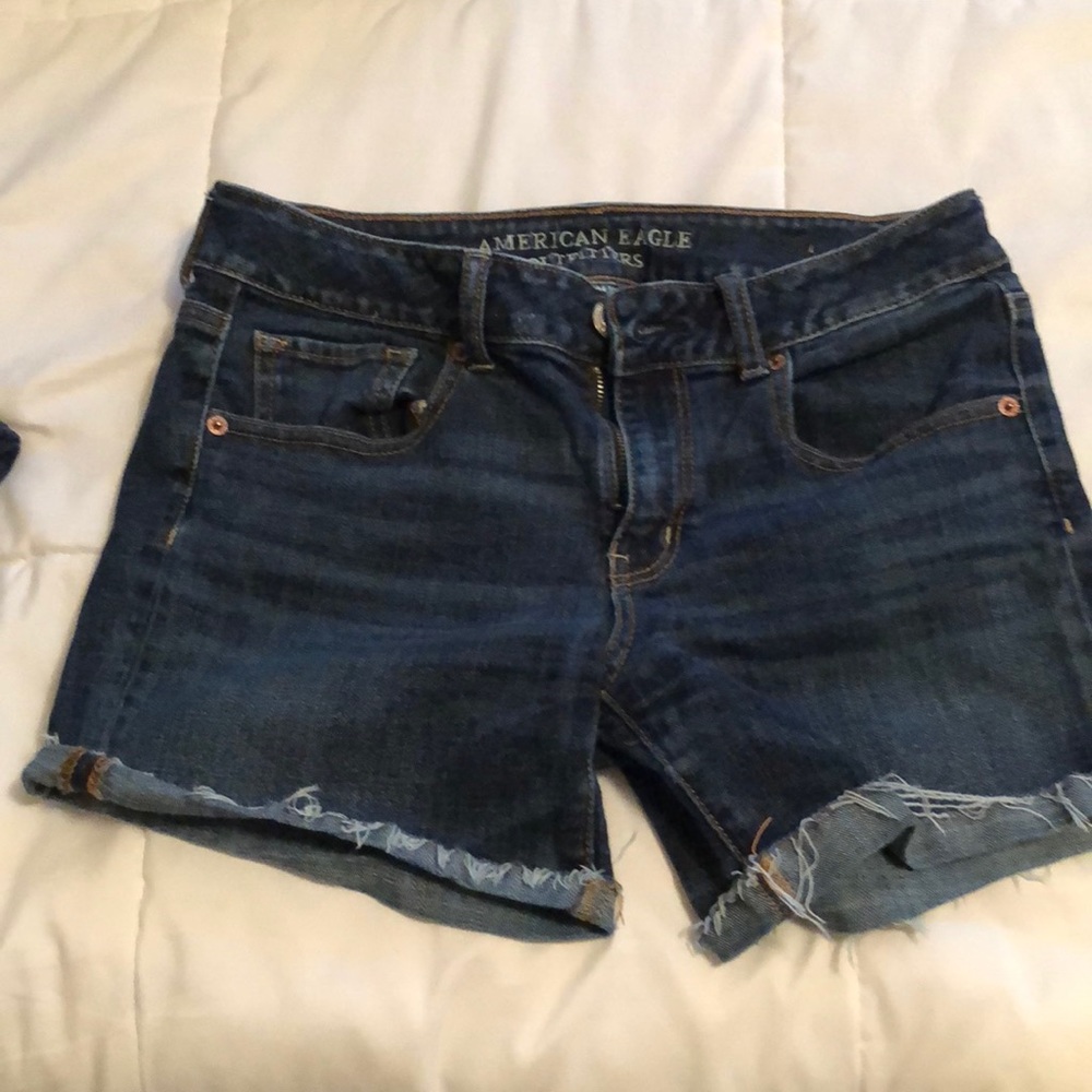 American Eagle MIDI Shorts Super Stretch Sz 8